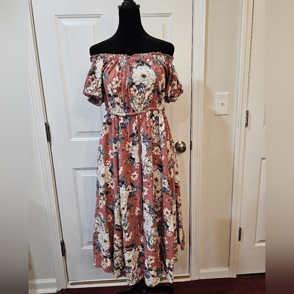 Torrid floral Dress size 00 - Picture 11 of 12